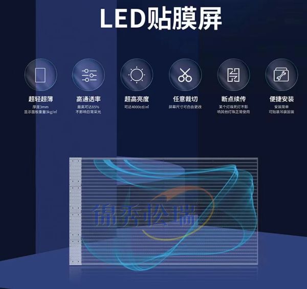 LED全息透明屏